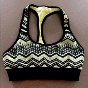 Lululemon size 4 stretchy reversible sports bra.